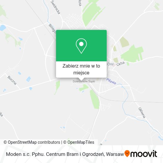 Mapa Moden s.c. Pphu. Centrum Bram i Ogrodzeń