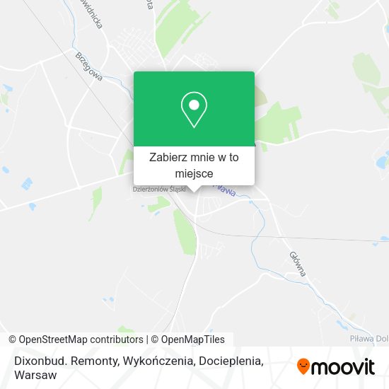 Mapa Dixonbud. Remonty, Wykończenia, Docieplenia