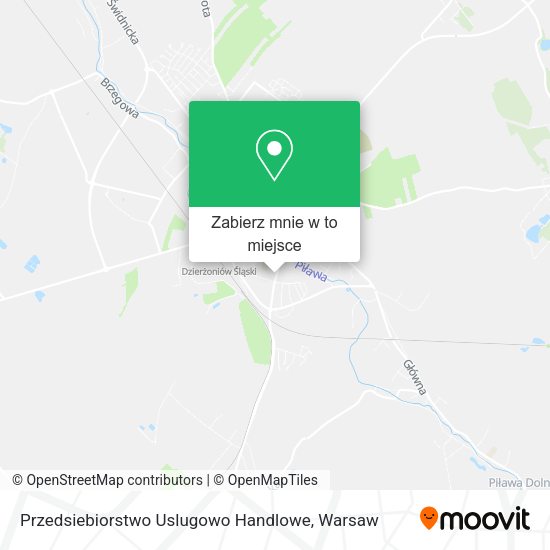 Mapa Przedsiebiorstwo Uslugowo Handlowe