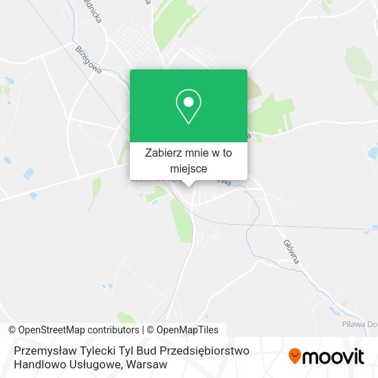 Mapa Przemysław Tylecki Tyl Bud Przedsiębiorstwo Handlowo Usługowe