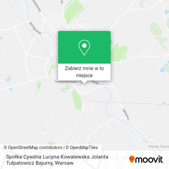 Mapa Spółka Cywilna Lucyna Kowalewska Jolanta Tułpatowicz Bajurny