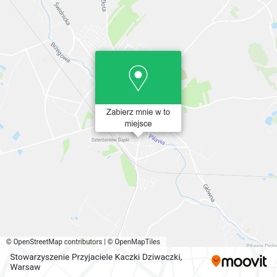 Mapa Stowarzyszenie Przyjaciele Kaczki Dziwaczki