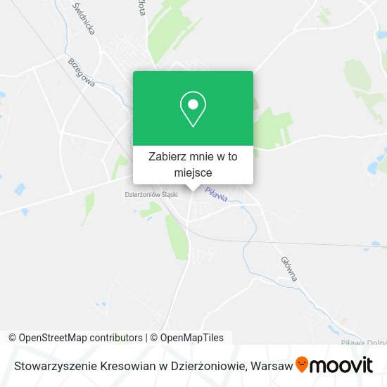 Mapa Stowarzyszenie Kresowian w Dzierżoniowie