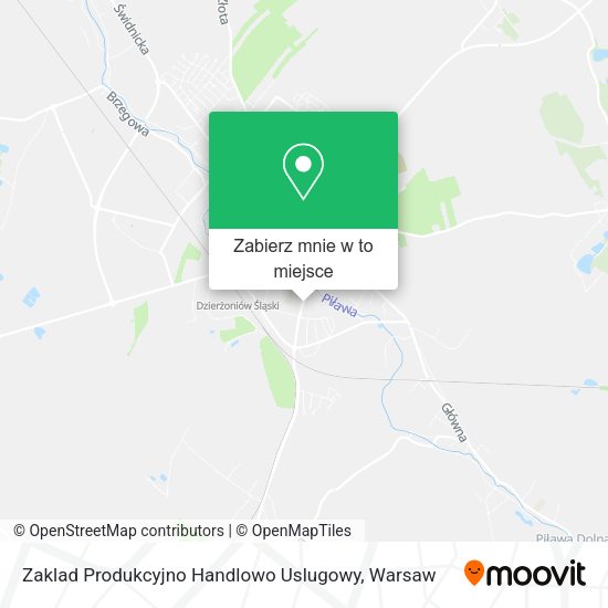 Mapa Zaklad Produkcyjno Handlowo Uslugowy