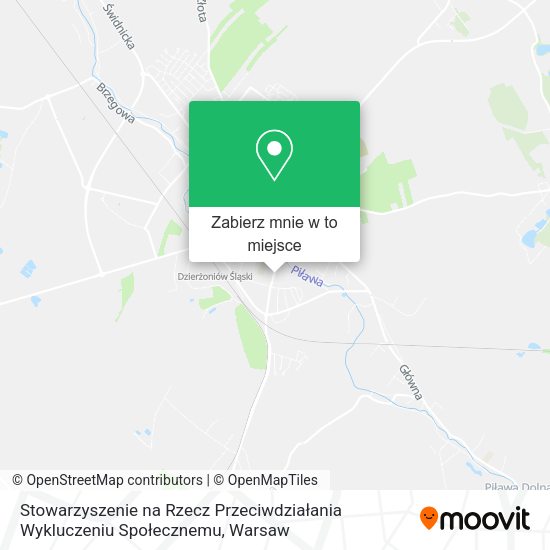 Mapa Stowarzyszenie na Rzecz Przeciwdziałania Wykluczeniu Społecznemu