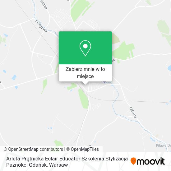 Mapa Arleta Prątnicka Eclair Educator Szkolenia Stylizacja Paznokci Gdańsk