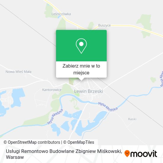 Mapa Usługi Remontowo Budowlane Zbigniew Miśkowski