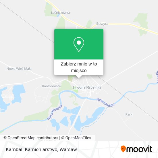 Mapa Kambal. Kamieniarstwo