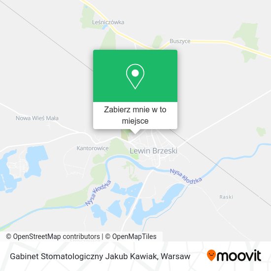 Mapa Gabinet Stomatologiczny Jakub Kawiak