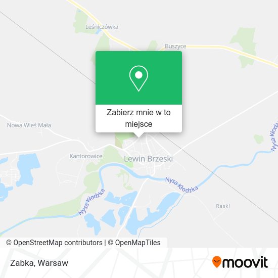 Mapa Zabka