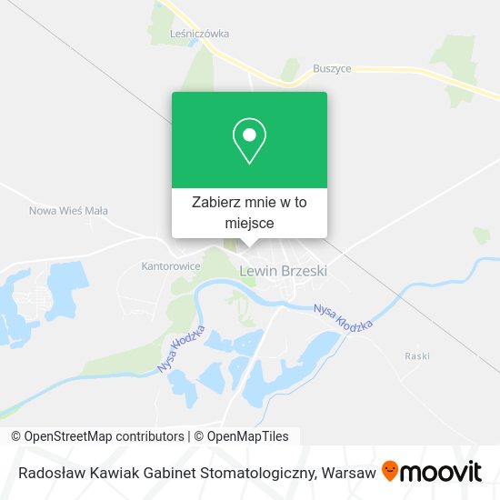 Mapa Radosław Kawiak Gabinet Stomatologiczny