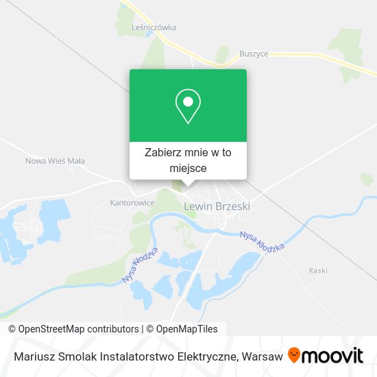 Mapa Mariusz Smolak Instalatorstwo Elektryczne