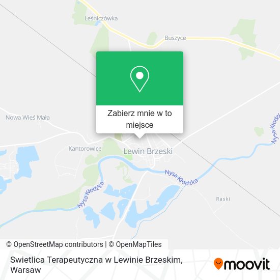 Mapa Swietlica Terapeutyczna w Lewinie Brzeskim