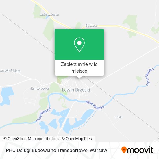 Mapa PHU Usługi Budowlano Transportowe