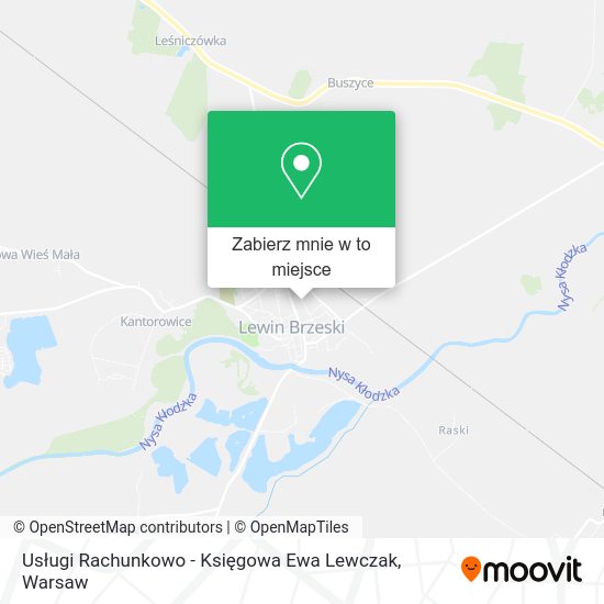 Mapa Usługi Rachunkowo - Księgowa Ewa Lewczak