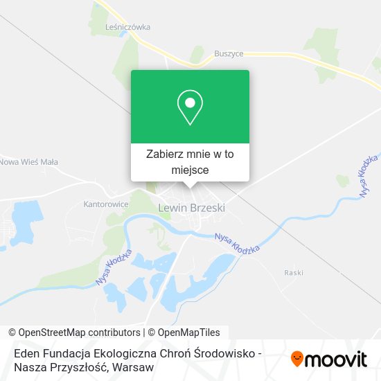 Mapa Eden Fundacja Ekologiczna Chroń Środowisko - Nasza Przyszłość