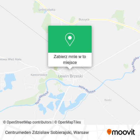 Mapa Centrumeden Zdzisław Sobierajski