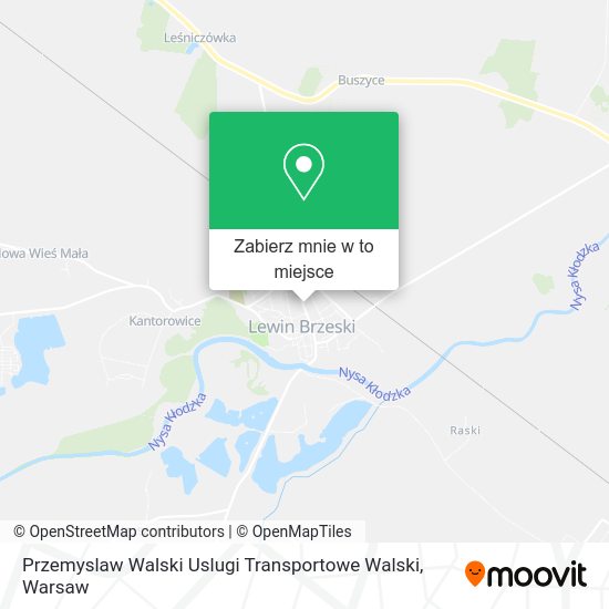 Mapa Przemyslaw Walski Uslugi Transportowe Walski