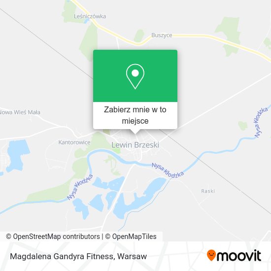 Mapa Magdalena Gandyra Fitness