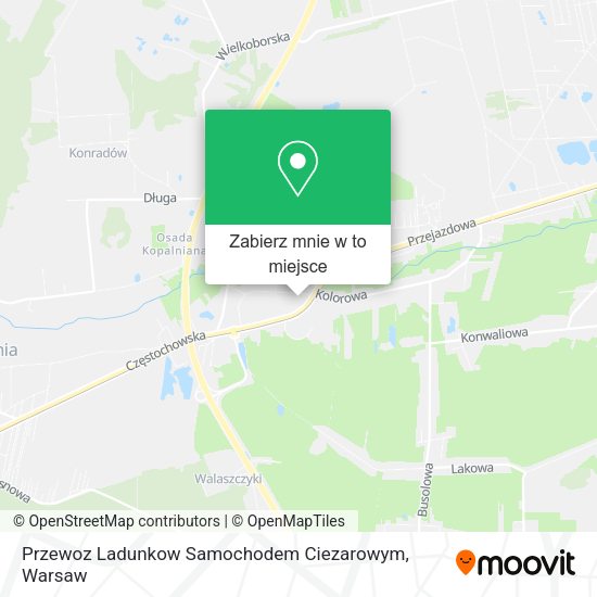 Mapa Przewoz Ladunkow Samochodem Ciezarowym