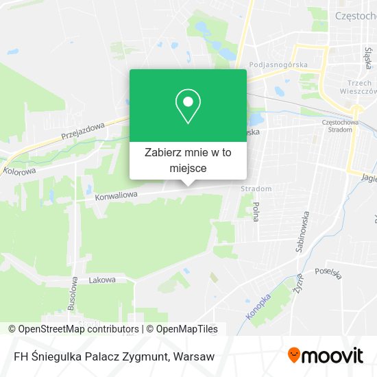 Mapa FH Śniegulka Palacz Zygmunt