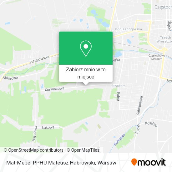 Mapa Mat-Mebel PPHU Mateusz Habrowski