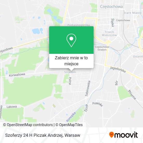 Mapa Szoferzy 24 H Piczak Andrzej