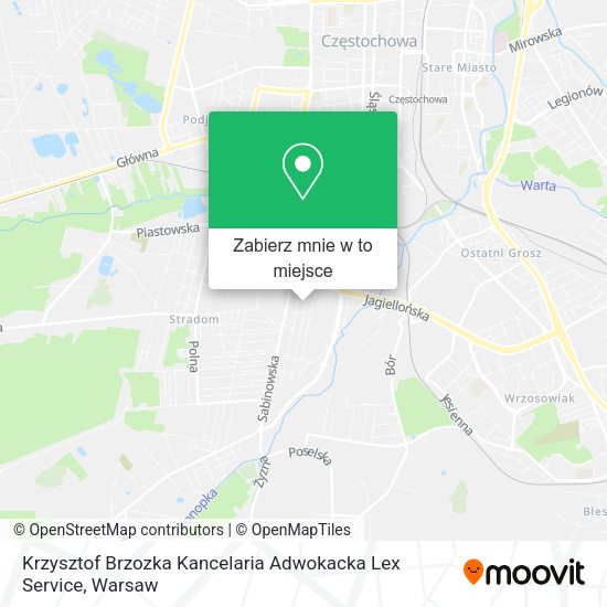 Mapa Krzysztof Brzozka Kancelaria Adwokacka Lex Service