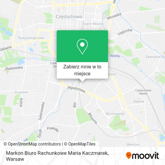 Mapa Markon Biuro Rachunkowe Maria Kaczmarek