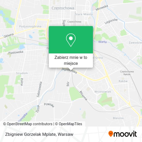 Mapa Zbigniew Gorzelak Mplate