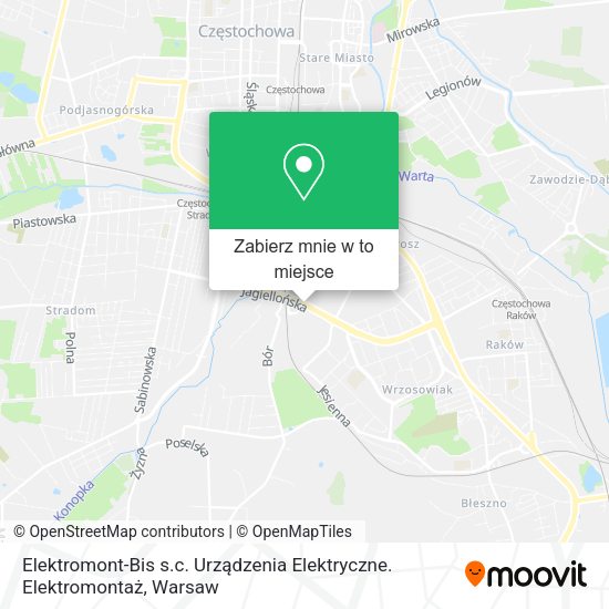 Mapa Elektromont-Bis s.c. Urządzenia Elektryczne. Elektromontaż