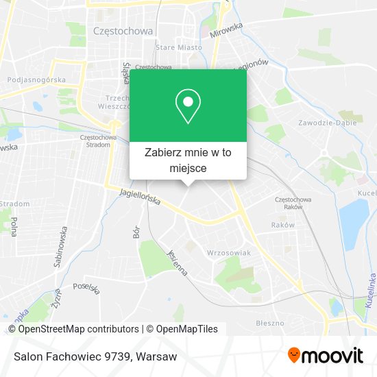 Mapa Salon Fachowiec 9739