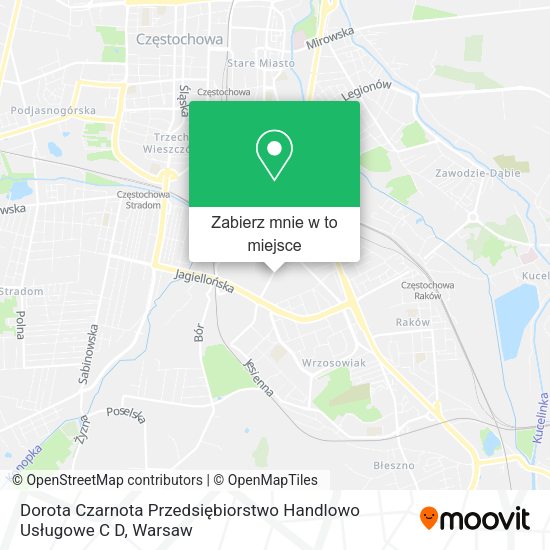 Mapa Dorota Czarnota Przedsiębiorstwo Handlowo Usługowe C D