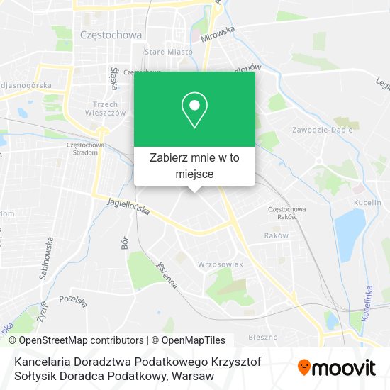 Mapa Kancelaria Doradztwa Podatkowego Krzysztof Sołtysik Doradca Podatkowy