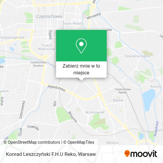 Mapa Konrad Leszczyński F.H.U Reko