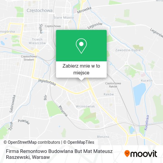 Mapa Firma Remontowo Budowlana But Mat Mateusz Raszewski