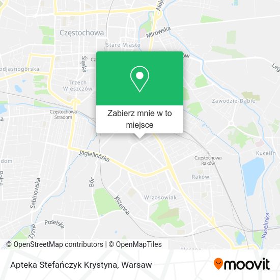 Mapa Apteka Stefańczyk Krystyna