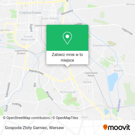 Mapa Gospoda Zloty Garniec