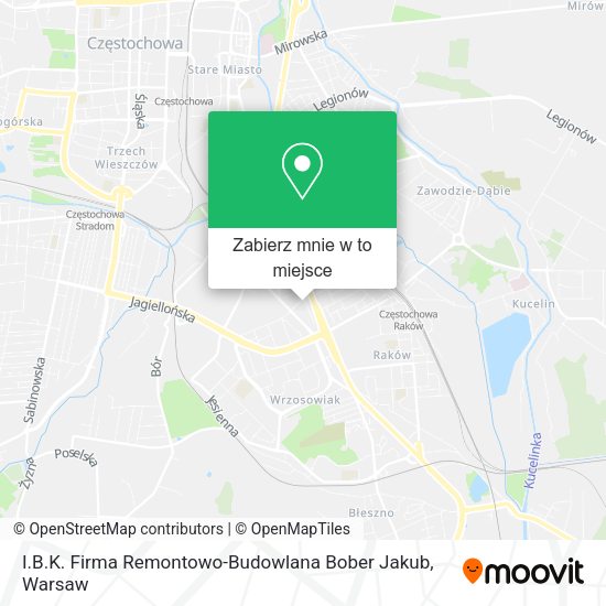 Mapa I.B.K. Firma Remontowo-Budowlana Bober Jakub