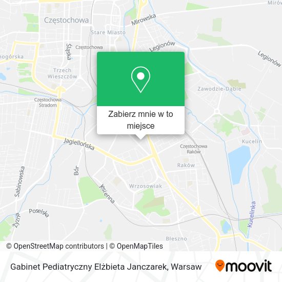 Mapa Gabinet Pediatryczny Elżbieta Janczarek