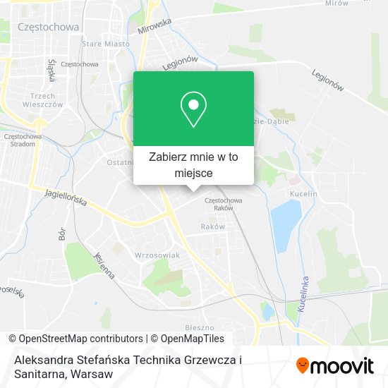 Mapa Aleksandra Stefańska Technika Grzewcza i Sanitarna