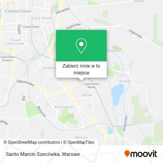 Mapa Santo Marcin Szecówka