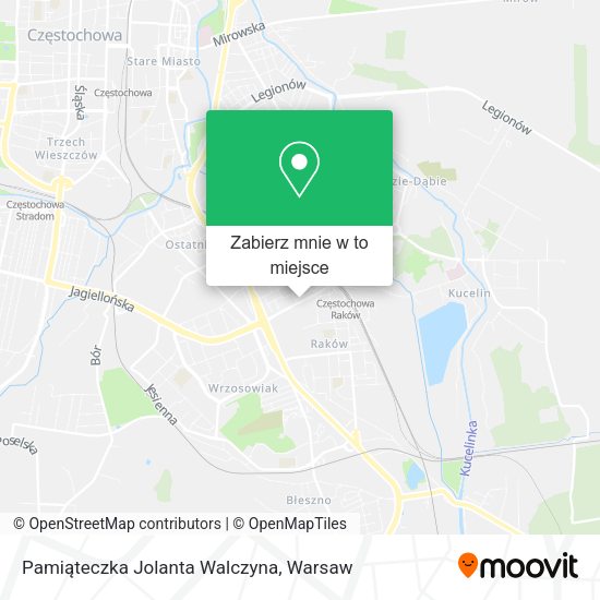 Mapa Pamiąteczka Jolanta Walczyna