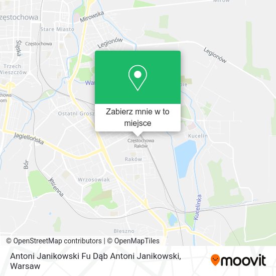 Mapa Antoni Janikowski Fu Dąb Antoni Janikowski