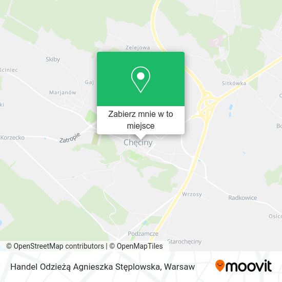 Mapa Handel Odzieżą Agnieszka Stęplowska