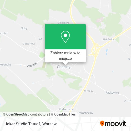 Mapa Joker Studio Tatuaż