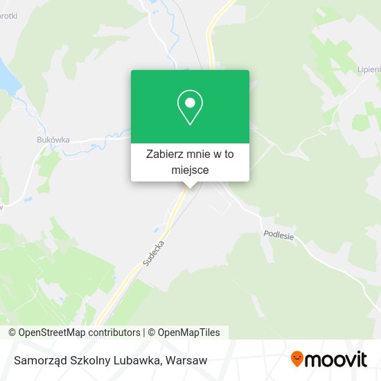 Mapa Samorząd Szkolny Lubawka