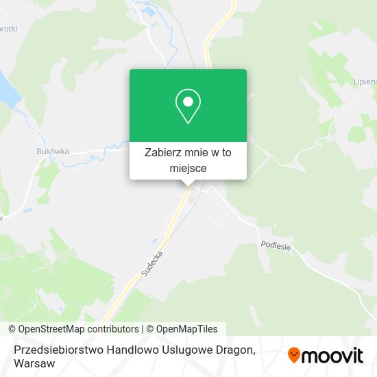 Mapa Przedsiebiorstwo Handlowo Uslugowe Dragon