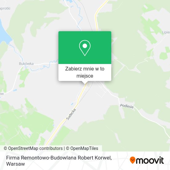 Mapa Firma Remontowo-Budowlana Robert Korwel