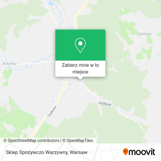 Mapa Sklep Spozywczo Warzywny